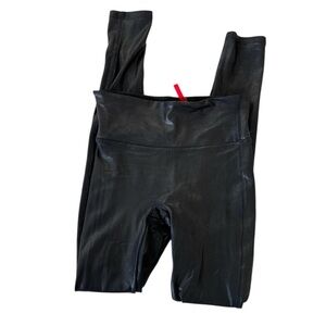 SPANX Shiny Black Leggings